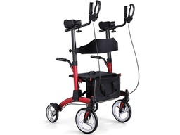 [43172] DÉAMBULATEUR DEBOUT COMPLÈTEMENT RÉGLABLE - aluminium - rouge