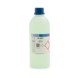 [144HI5007-G] Solution tampon colorée pH 7,01, ±0,01 pH, certificat d'analyse, bouteille 500 mL