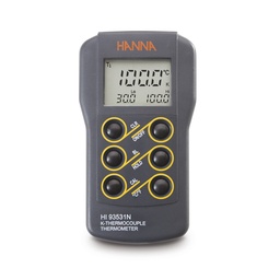 [144HI93531N] Thermomètre compact étanche à thermocouple type K °C/°F, min/max, HOLD, étalonnage à 0 °C, coffret