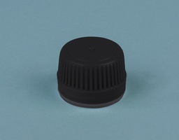 Bouchon à vis PE à bague pour flacon DIN 28