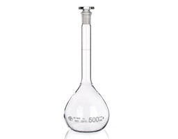 Fiole jaugée Simax A BE bouchon en verre