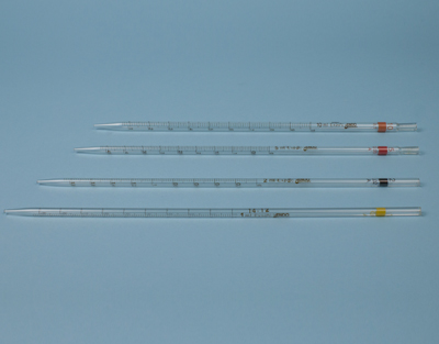 Pipette graduée classe A sans boule, 0 haut