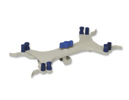 [135004532] Pince double pour burettes, aluminium
