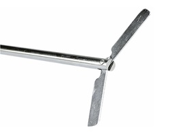 [135005737] Tige d'agitation type centrifuge, 5X40 cm, inox.