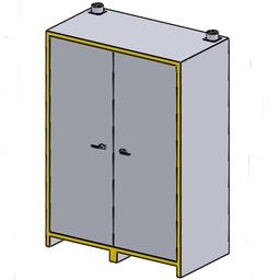 [208000056] Armoire de sécurité EN 14470-1 et EN 1363-1 30 minutes - 2 fûts