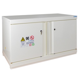 [208000096] Armoire de sécurité EN 14470-1 90 minutes - sous-paillasse 2 portes - pour récupération de déchets