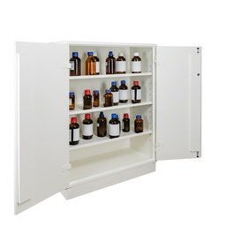 [208000168] Armoire de sécurité pour produits inflammables, toxiques ou nocifs - Comptoir 2 portes - Profondeur 450 mm