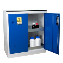 [208000194] Armoire de sûreté bicolor porte Bleue - 155L