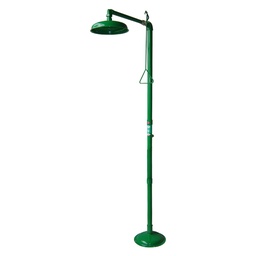 [208000502] Douche de sécurité sur colonne à commande manuelle  – Vasque en ABS