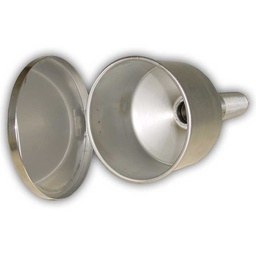 [208000564] Entonnoir en inox avec grille pare-flammes et couvercle