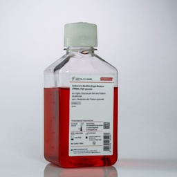 Dulbecco’s Modified Eagle Medium (DMEM), High Glucose with 4.5gms Glucose per litre and Sodium bicarbonate without L-Glutamine, Calcium chloride, HEPES buffer and Sodium pyruvate