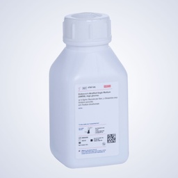Dulbecco’s Modified Eagle Medium (DMEM), High glucose with 4.5gms Glucose per litre without L-Glutamine, Sodium bicarbonate and Sodium pyruvate