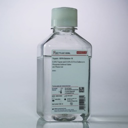 Trypsin - EDTA Solution 1X 0.25% Trypsin and 0.02% EDTA in Hanks' Balanced Salt Solution without Calcium, Magnesium and Phenol red 
