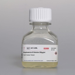 [A011-5x20ML] Amphotericin B Solution 250µg/ml Cell Culture Tested