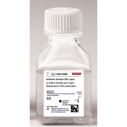 [A003-50ML] Antibiotic Solution 50X Liquid with 5,000 U Penicillin and 5 mg/ml Streptomycin in 0.9% normal saline 